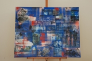 Acryl / Collage 100 x 80 (Nr. 3)