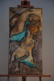 Acryl / Kaffee 40x80 (Nr. 38)