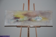 Acryl / Collage 120x40 (Nr. 46)